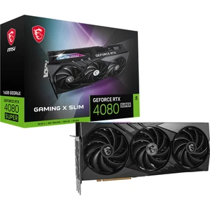 VGA GEFORCE RTX 4080 SUPER 16G GAMING X SLIM RTX4080S 16GB GDDR6X 256B DX12 PCIE 4.0 X16 (3XDP 1XHDMI)