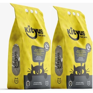 2’li Avantaj Paketi - Kityus Aktif Karbonlu Sodyum Bentonit Kedi Kumu 2X10L