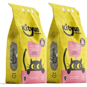 2’li Avantaj Paketi - Kityus Bebek Pudrası Kokulu Sodyum Bentonit Kedi Kumu 2X10L
