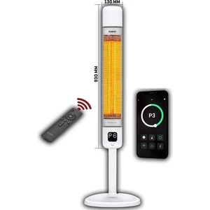 Smart-Fr Akıllı Karbon Infrared Ayaklı Isıtıcı IP55 Su Geçirmezlik 2500W