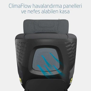 MaxiCosi Mica Pro Eco ISize Adac'Lı Isofix'Li 360 Dönebilir Yatabilir 018 Kg Bebek Oto Koltuğu Authentic Graphite