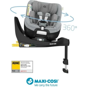 Mica Pro Eco I-Size İsofix'Li 360 Dönebilir Yatabilir 0-18 Kg Bebek Oto Koltuğu Authentic Grey