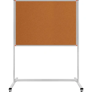 90X120 cm Sabit Tek Taraflı- Tekerlekli  Ayaklı Mantar PANO-PAN171