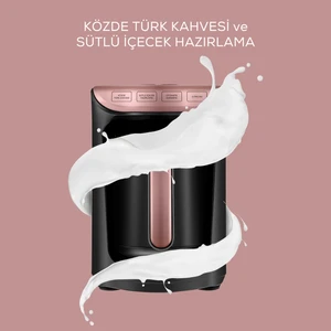 Hatır Köz Sütlü Türk Kahve Makinesi Rosegold