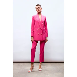 Korsaj Detaylı Pantolon - Pembe