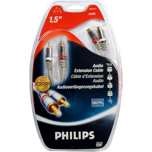 Phılıps SWA3526 2rca Erkek 2rca Dişi Ses Uzatma Kablosu 1,5metre