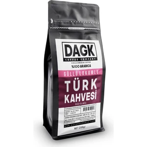 Güllü Lokumlu Türk Kahvesi 200G (Aromalı)