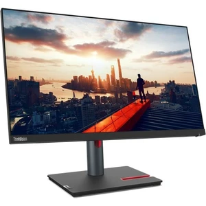 Thinkvision P24H-30, 23.8" Qhd (2560X1440) IPS Monitör, 63B3GAT6TK Pivot, Yükseklik Ayarlı Ayak, USB Type-C, RJ45 Ethernet Hub