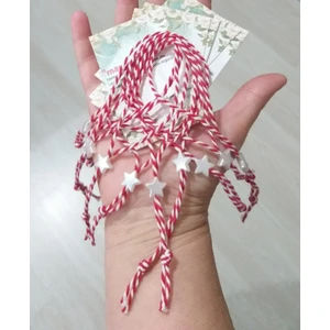 Funny Takı On Adet Marteniçka Kartlı Yıldızlı Marteniçka Bileklik