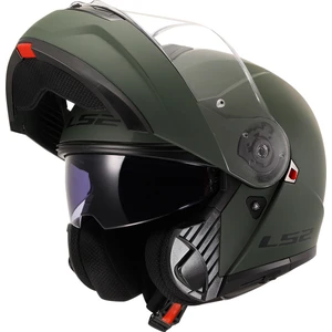 Ls2 Strobe 2 Çene Açılır Güneş Vizörlü Mat Yeşil Kask