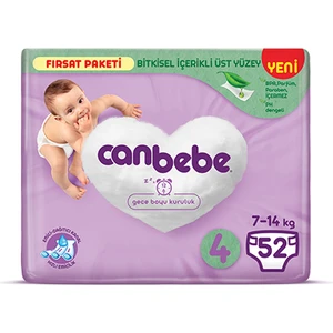 Bebek Bezi Fırsat Paketi 4 Beden Maxi (7-14 Kg) 52 Adet