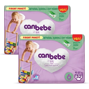 Bebek Bezi Fırsat Paketi 6 Beden Xl (15-27 Kg) 32 Li x 2 Adet