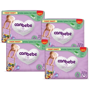 Bebek Bezi Fırsat Paketi 6 Beden Xl (15-27 Kg) 32 Li x 4 Adet