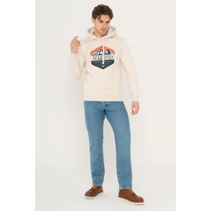 Jack & Jones Logo Baskılı Kapüşonlu Sweatshirt - Walter