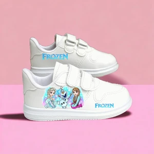 Amazoon Desing Prenses karlar Baskılı Beyaz Çocuk Spor Ayakkabı Sneaker