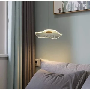 Luxury Exclusive Tekli Sarkıt LED Avize Jellyfish Gold Sarı Ledli Avize