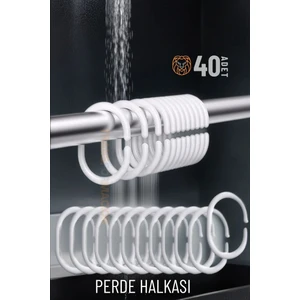 Banyo Perde Halkaları 40 Adet