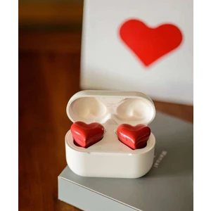 Filli Kutum Kalp Şeklinde Kablosuz Kulaklık Bluetooth Kulaklık Yüksek Ses Kalpli Kulaklık Sevgililer Günü