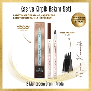 Hipno Cosmetic Fine Sketch Microblading Kaş Kalemi (Dark Grey)- Siyah