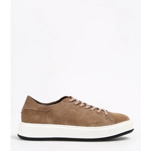 Bej Erkek Deri Sneaker JAROD