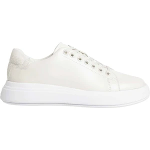 Calvin Klein Ekru Kadın Deri Sneaker HW0HW01878ACG