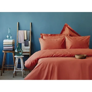 İssimo Ranforce Simply Nevresim Seti 160*220+50*70(1) Kiremit