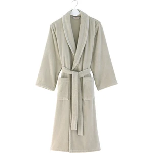 Soft Cotton Micro Bornoz Ekru