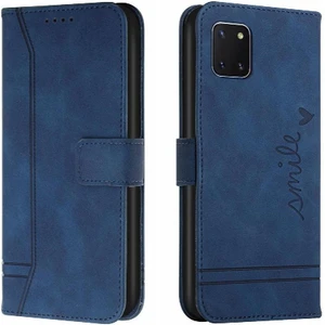 Manyi Mall Samsung Galaxy Not 10 Lite Için Telefon Kılıfı Pu Deri Flip Folio Cüzdan (Yurt Dışından)