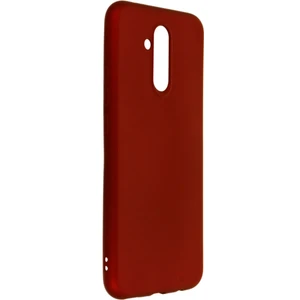 Huawei Mate 20 Lite Kılıf Antibakteriyel Esnek Soft Parmak İzi Yapmaz Silikon - Bordo