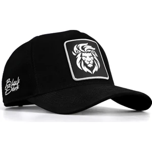V1 Baseball Aslan - 9sb Kod Logolu Unisex Siyah Şapka (Cap)