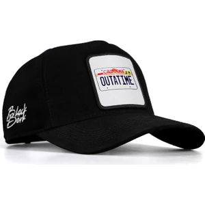 V1 Baseball California Outatime - 1 Kod Logolu Unisex Siyah Şapka (Cap)
