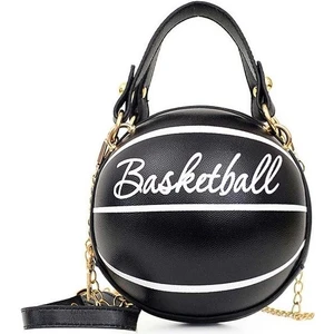 Basketbol Şekli Zincir Tasarım Askılı Çanta Kadın Moda Omuz Çantası (Yurt Dışından)