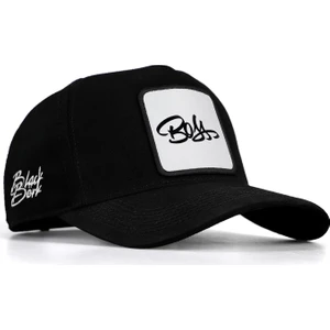 V1 Baseball Boss - 1 Kod Logolu Unisex Siyah Şapka (Cap)