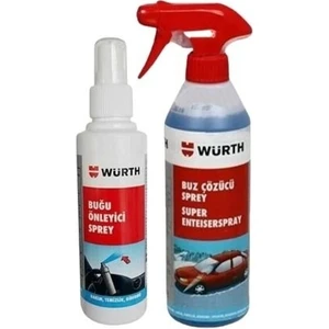 Wurth Buz Çözücü Sprey 500 ml ve Buğu Önleyici Sprey 150ML