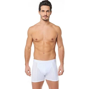 0114 Erkek Elestan Boxer Beyaz