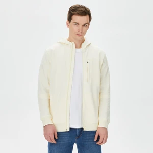 Nautıca Erkek Krem Standart Fıt Uzun Kollu Sweatshırt KE37652T.1MA