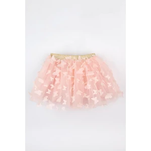 Le Mabelle Somon  Kelebek Aplikeli Kız Çocuk Tül Etek - Pauline