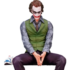 Marvel Joker Intihar Timi Heath Ledger Oturan Palyaço Figürü (Yurt Dışından)