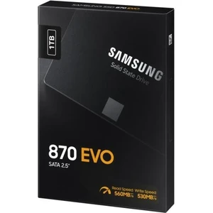 870 Evo 1tb SSD Disk MZ-77E1T0BW  560 - 530 Mb/s, 2.5", Sata 3(Resmi Samsung Tr Garantili)