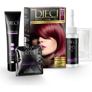 DIECI Kit Saç Boyası 4.666 Gizemli Kızıl Intense Red Brown