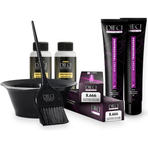 Tüp Saç Boyası 2'li Set 8.666 Romantik Kızıl Lıght Energy Red Blond