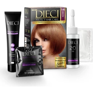 Kit Saç Boyası 7.43 Tarçın Bakır Golden Copper Blond