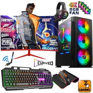 Icaris X7 Ryzen 5 3600 16GB 512GB M.2 Ssd+1tb RTX3060 12GB 23.8" 165Hz Oyuncu Masaüstü Bilgisayar