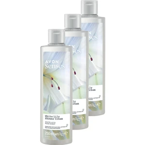Senses White Lily  beyaz Zambak Kokulu Duş Jeli 250 Ml. Üçlü Set