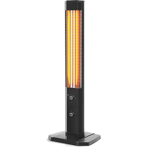 Kth 23224 Tr Çiftli Kule Tipi Isıtıcı Siyah