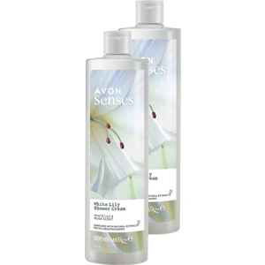 Senses White Lily  beyaz Zambak Kokulu Duş Jeli 500 Ml. Ikili Set