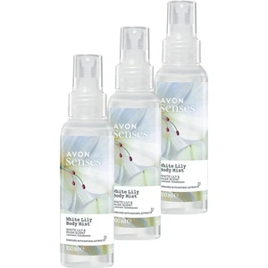 Senses White Lily Beyaz Zambak Kokulu Vücut Spreyi 100 Ml. Üçlü Set