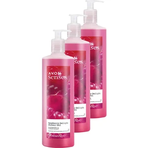 Raspberry Delight Frambuaz ve Frenk Üzümü Kokulu Duş Jeli 720 Ml. Üçlü Set