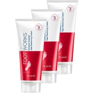 Foot Works Çatlak Topukları Onarıcı Ayak Kremi 75 Ml. Üçlü Set