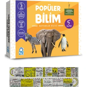 Popüler Bilim Hayvanlar Dizisi 5 Kitap Set - Matematik Öğreten Ayraç